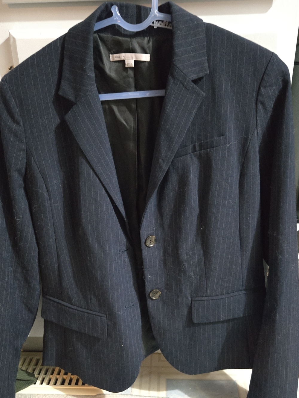 GAP Navy Pinstripe Women's Blazer